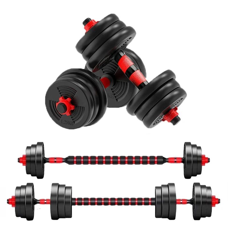 Adjustable Dumbbell Barbell Training Set