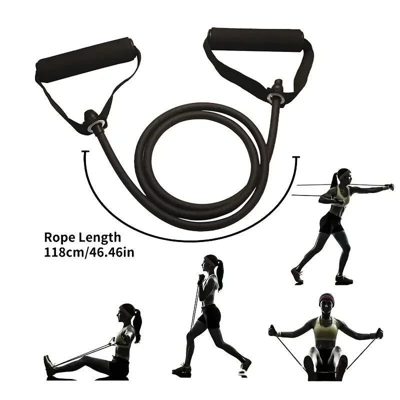 Portable Resistance Bands with Handles