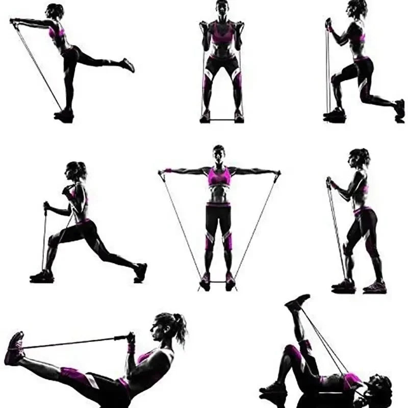 Portable Resistance Bands with Handles