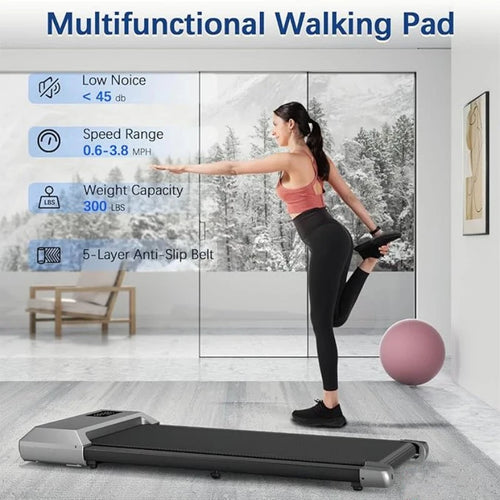 Compact 2-in-1 Folding Treadmill