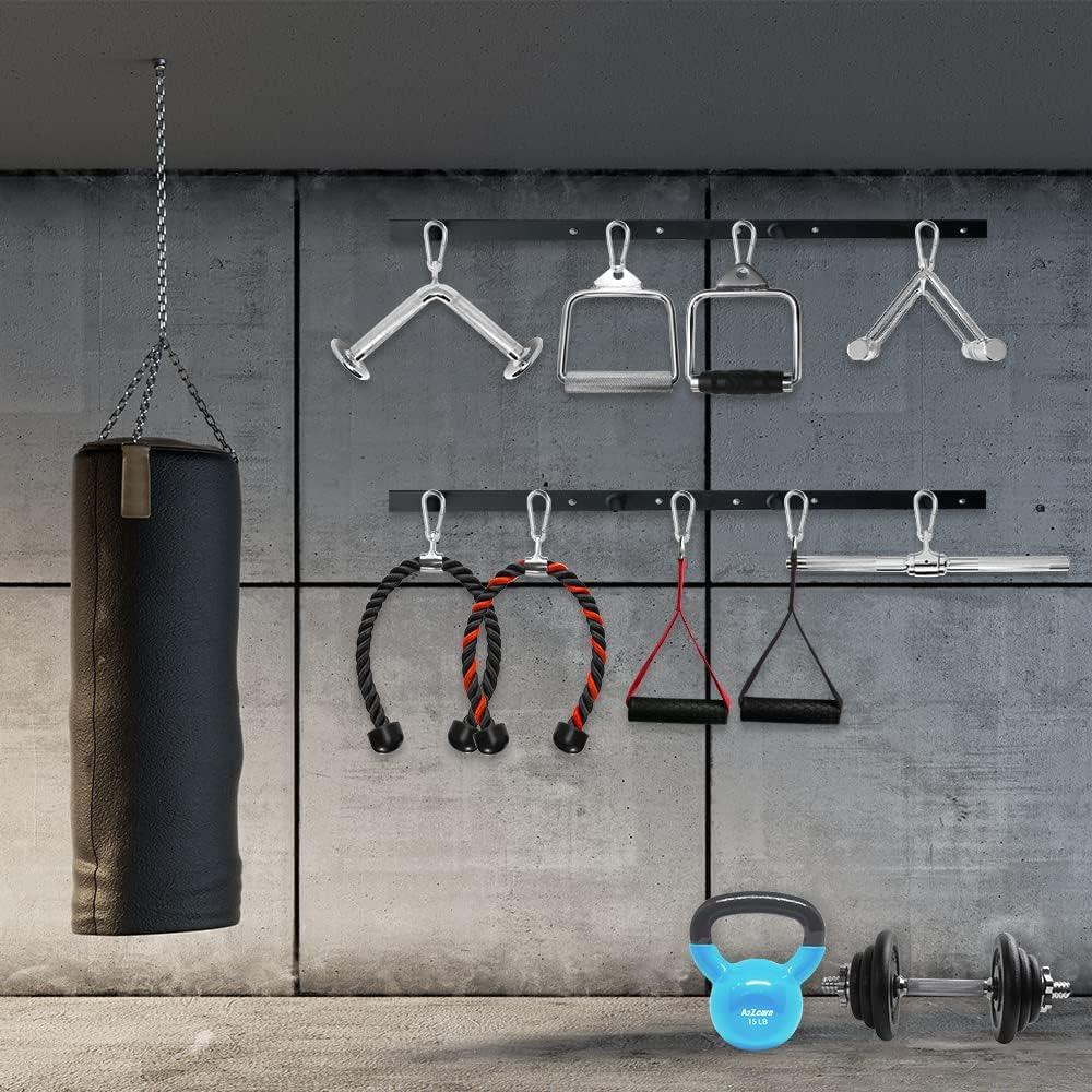 Cable Machine Accessories for Weight Lifting, LAT Pull down Attachment, Cable Attachments for Gym