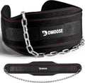 Dip Belt for Weight Lifting, Pullup, Squats & Dips - 36" Robust Steel Chain, Comfortable Neoprene Padding Supports 350Lbs - Gym Weight Belt for Strength Training Workout & Weightlifting