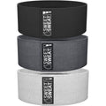 Sweet Sweat Fitness Hip Bands - Gray - 3-Pack
